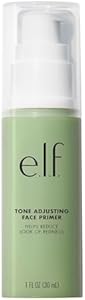 e.l.f. Tone Adjusting Face Primer, Makeup Primer For Neutralizing Uneven Skin Tones & Redness, Grips Makeup To Last, Vegan & Cruelty-free, Small E.l.f.