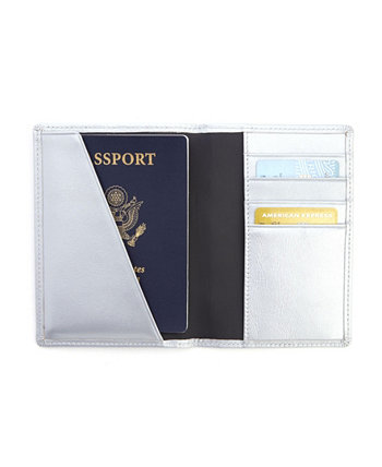 Кожаный кошелек для паспорта с блокировкой RFID ROYCE New York