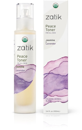 Тоник для лица Zatik Peace, жасмин и лаванда — 3,4 жидких унции Zatik