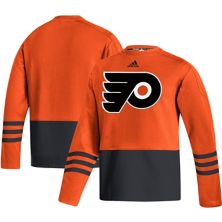 Мужской пуловер adidas Orange Philadelphia Flyers Logo AEROREADY Unbranded