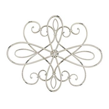 Lavish Home 15-in. Oval Swirl Medallion Metal Wall Art Lavish Home