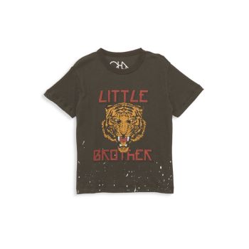 Boy's Little Brother Tiger Graphic T-Shirt Chaser