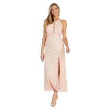Женское длинное кружевное платье с пайетками и боковыми разрезами Nightway Nightway