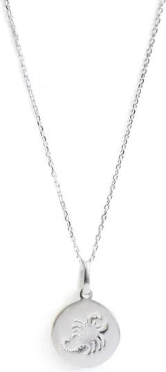 Ожерелье с подвеской в виде зодиака Скорпион из стерлингового серебра Anzie