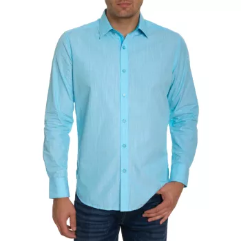 Рубашка на пуговицах Stingray из шамбре Robert Graham