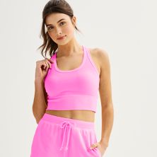 Juniors' SO® High Scoopneck Cropped Tank SO