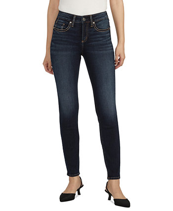 Женские джинсы скинни Suki со средней посадкой и пышным кроем Silver Jeans Co.