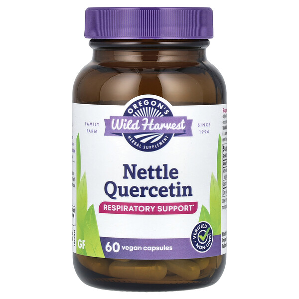 Nettle Quercetin, 60 Vegan Capsules (Веганские капсулы) Oregon's Wild Harvest