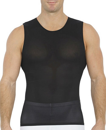 Мужская компрессионная рубашка без рукавов с круглым вырезом Big & Tall Power Mesh Instaslim