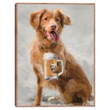 Master Piece Happy Hour Canine Framed Print Master Piece