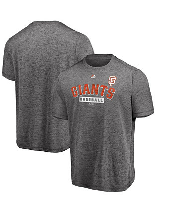 Мужская серая футболка San Francisco Giants Official Fandom Cool Base Majestic