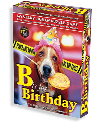 B Is For Birthday Murder Mystery Jigsaw Puzzle - 1000 деталей TDC Games