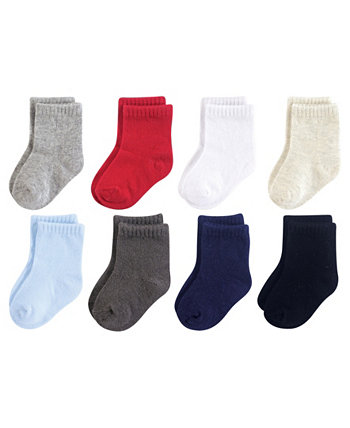Basic Socks, 8-Pack, 0-24 месяца Luvable Friends