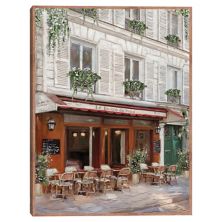 Masterpiece Parisian Bistro II by Studio Arts Canvas Art Print Master Piece