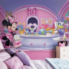 Disney's Minnie Mouse Fashionista Removable Wallpaper Mural York Wallcoverings