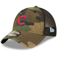 Мужская кепка New Era Camo Chicago Cubs Trucker 9TWENTY Snapback New Era