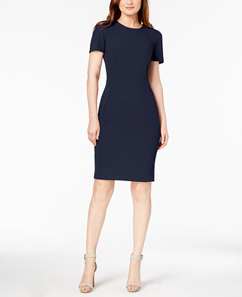 Платье-футляр с короткими рукавами Petite Calvin Klein