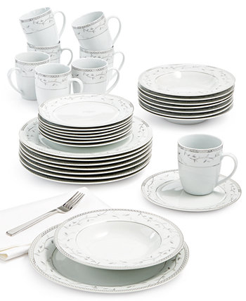 Platinum Vine Набор столовой посуды из 32 предметов, сервиз на 8 человек Fitz & Floyd