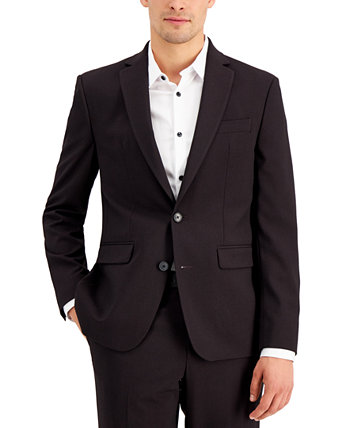 Мужской однотонный пиджак облегающего кроя бордового цвета, созданный для Macy's INC International Concepts