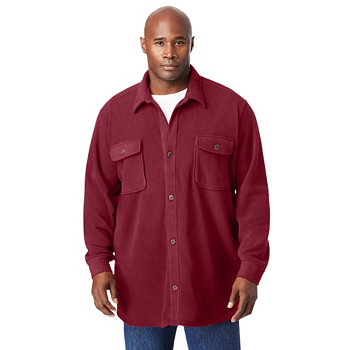 Men's Big & Tall Microfleece Shirtjacket KingSize