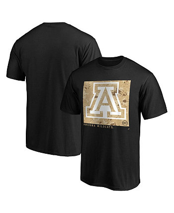 Мужская черная футболка Arizona Wildcats OHT в военном стиле Appreciation Eagle Fanatics