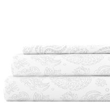 Urban Loft's 4pc Classic Essential Patterns Premium Softness Bed Sheet Set Urban Loft