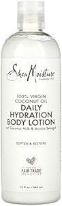 100% Virgin Coconut Oil Daily Hydration Body Lotion by Shea Moisture for Unisex - 13 oz Body Lotion SheaMoisture