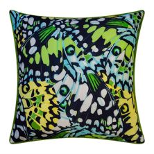 Edie@Home Indoor Outdoor Abstract Allover Butterfly Wings Throw Pillow Edie at Home