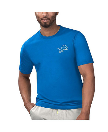Мужская синяя футболка Detroit Lions Licensed to Chill Margaritaville