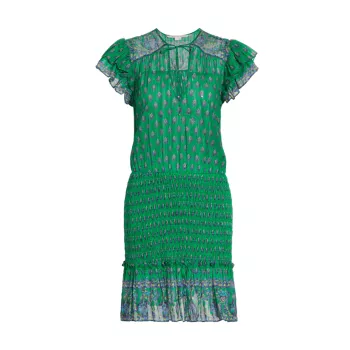 Мини-платье Brindelle с принтом VERONICA BEARD