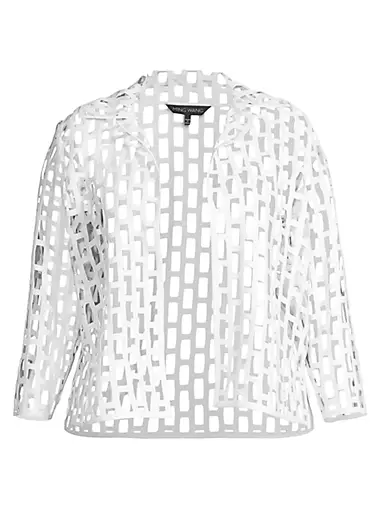 Женский Блейзер Ming Wang Cage Cut-Out Jacket Ming Wang