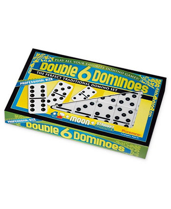 Double 6 Black Dot Dominoes - Профессиональный размер Puremco