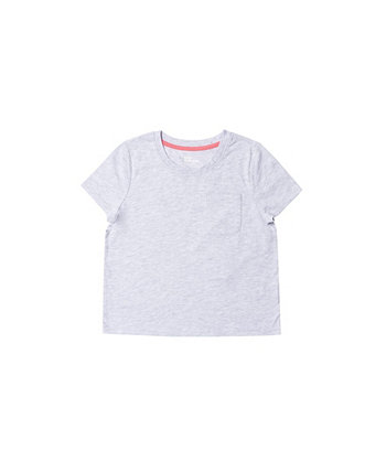 Однотонная футболка с короткими рукавами и короткими рукавами для больших девочек Epic Threads