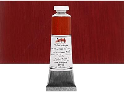 Michael Harding Artist Oil Colours, Venetian Red, 40ml Tube, 12240 Michael Harding