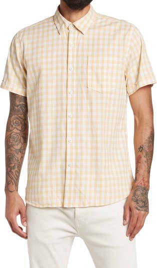 Рубашка с коротким рукавом и принтом в клетку Grindle Yarn THREAD AND CLOTH