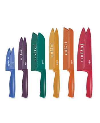 Набор универсальных кухонных ножей, 6 предметов JoyJolt