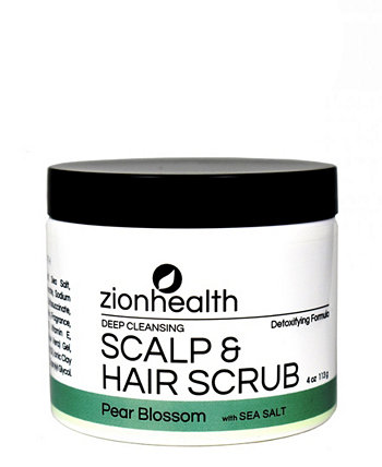 Скраб для волос, груша, 4 унции Zion Health