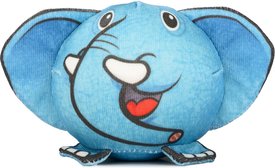 Red Dingo DURABLES Elephant Ball Dog Plush Toy, Dark Blue Red Dingo