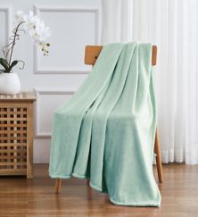 Kate Aurora Ultra Soft & Plush Oversized Solid Colored Accent Throw Blanket - 50 In. W X 70 In. L Kate Aurora