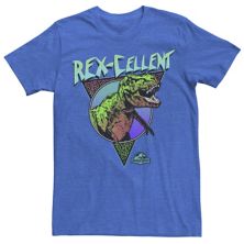 Men's Jurassic World Rex-Cellent Retro Colors Tee Jurassic Park