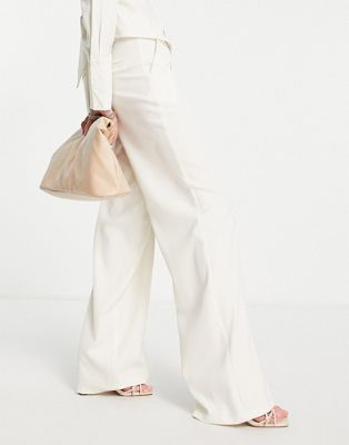 Белые широкие брюки с завышенной талией Extro & Vert Extro & Vert