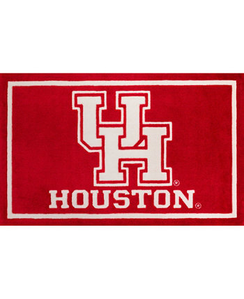 Houston Colho Красный коврик размером 1 фут 8 x 2 фута 6 дюймов Luxury Sports Rugs