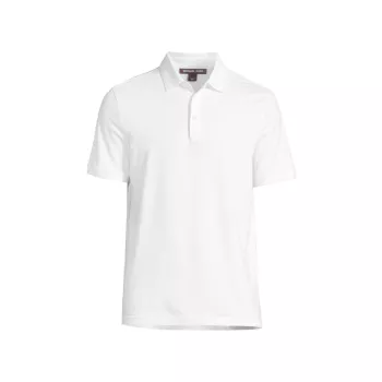 Stretch Cotton-Blend Polo Shirt Michael Kors