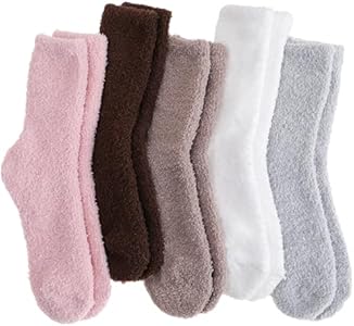 Женские Носки MOGGEI Fuzzy Socks Fluffy Thick Warm Winter Soft Cozy Plush Sleep Home Fleece Cabin Soft House MOGGEI