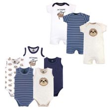 Infant Boy Cotton Bodysuits and Rompers Hudson Baby