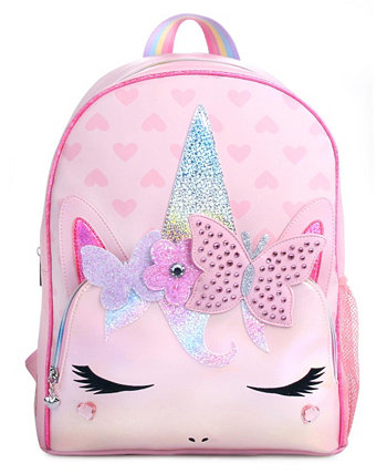Большой рюкзак Big Girls Gwen Glitter Hearts с принтом Butterfly Crown OMG! Accessories