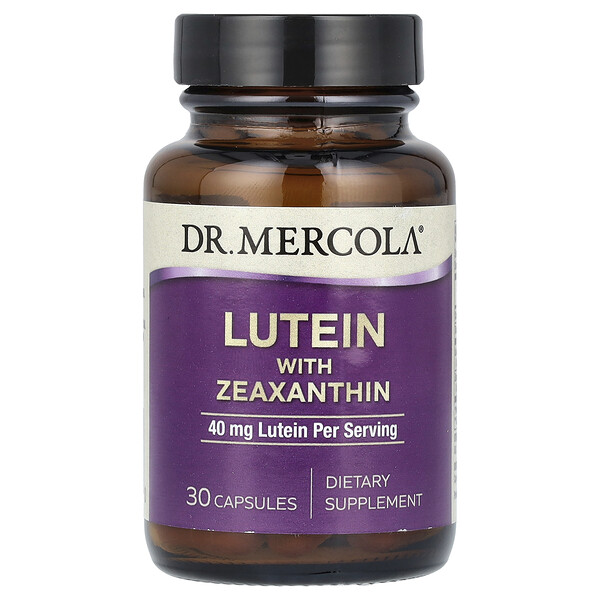 Лютеин с Зеаксантином - 40 мг - 30 капсул - Dr. Mercola Dr. Mercola