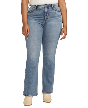Винтажные джинсы 90-х годов размера плюс с высокой посадкой Bootcut Silver Jeans Co.