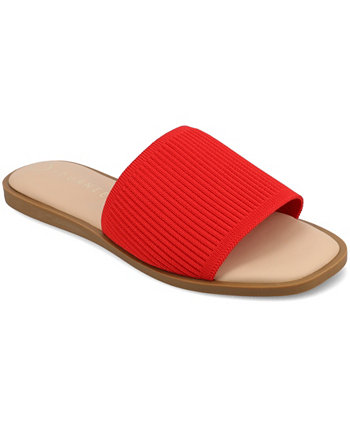 Women's Prisilla Slip-On Flat Sandals Journee Collection