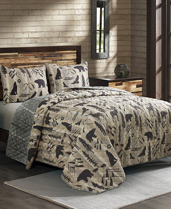 Комплект стеганого одеяла из 2 предметов - Twin American Heritage Textiles